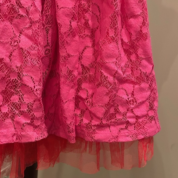 Pink Lace Dress - Picture 2 of 6